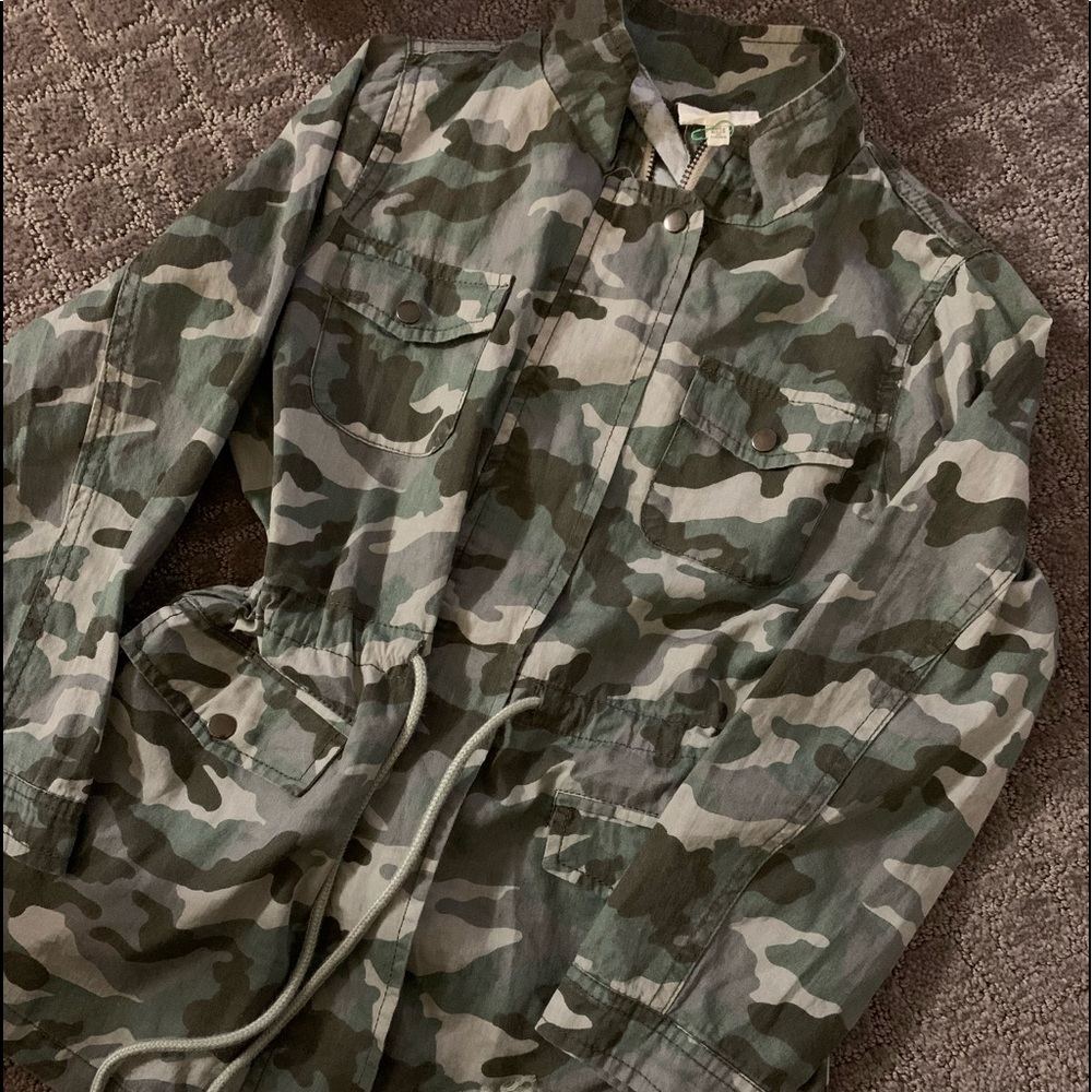 Girl Army green jacket